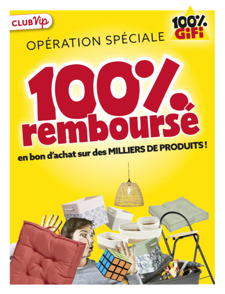Conditions de l’offre 100% remboursé
